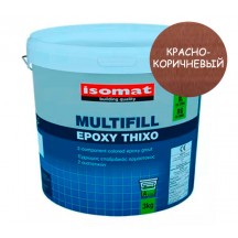 ISOMAT MULTIFILL-EPOXY THIXO - 2-компонентная эпоксидная затирка и клей для плитки (Красно-коричневый)